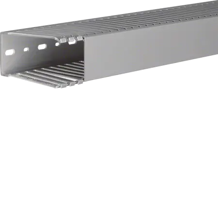 Slotted panel trunking made of PVC DNG 100x50mm stone grey