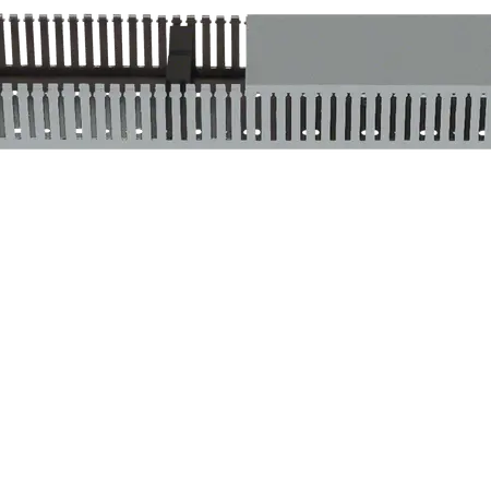 Slotted panel trunking made of PVC DNG 20x20mm stone grey