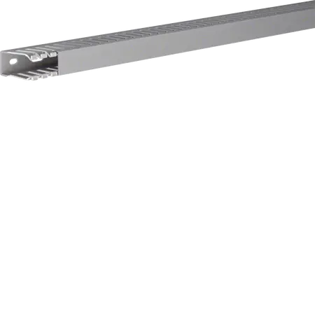 Slotted panel trunking made of PVC DNG 37x20mm stone grey