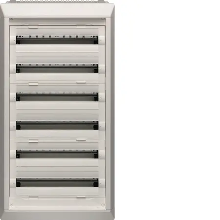 Enclosure, NewVegaD, 1137x550x150mm, 144 modules, flush-mounted, distribution