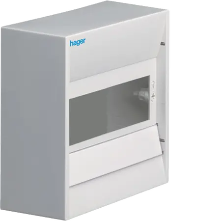Mini-enclosure, GD, 6 module wide, protect. class IP30, without door