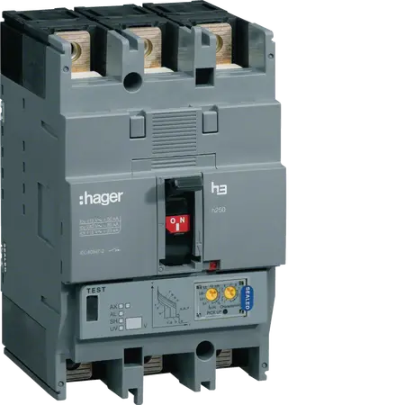 Moulded Case Circuit Breaker h250 3P 70kA 250A LSI