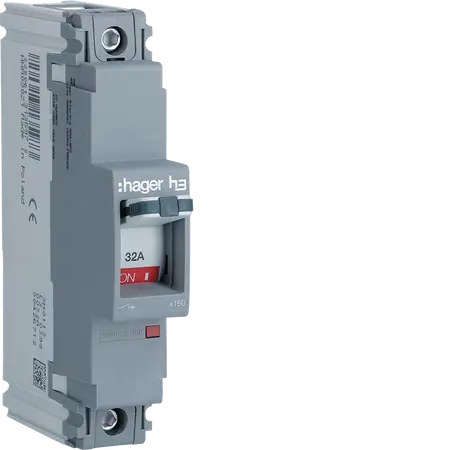 Moulded Case Circuit Breaker h3 x160 TM FIX 1P1D  32A 25kA CTC