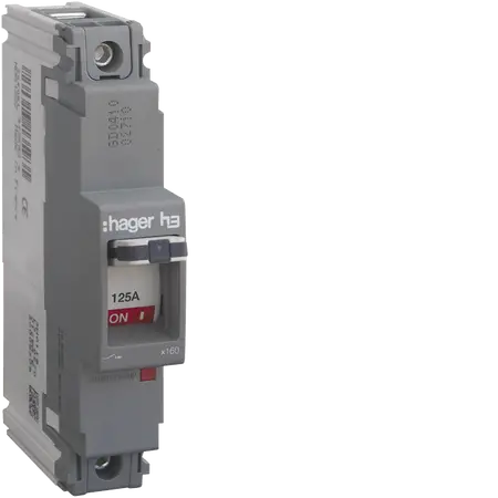 Moulded Case Circuit Breaker X160 1P 25kA 125A