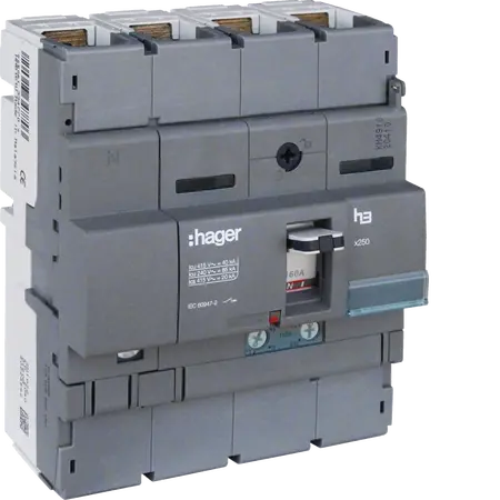 Moulded Case Circuit Breaker X250 4P 40kA 160A TM