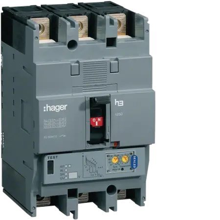 Moulded Case Circuit Breaker h250 3P 50kA 125A LSI