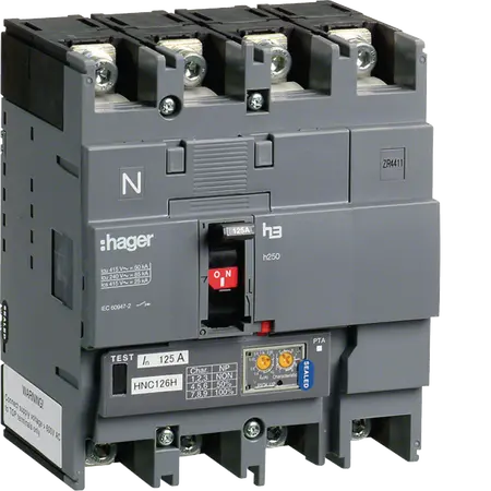 Moulded Case Circuit Breaker h250 4P 50kA 250A LSI