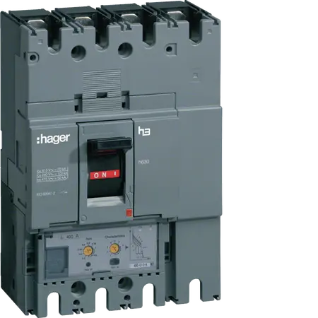 Moulded Case Circuit Breaker h630 3P 50kA 630A LSI
