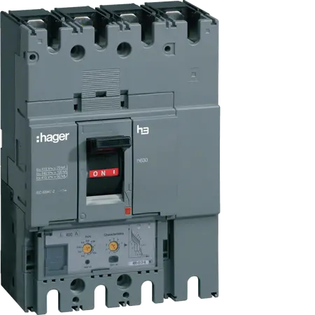 Moulded Case Circuit Breaker h630 4P 50kA 630A LSI