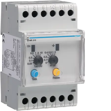 Earth Leakage Relay 0.03-10A configurable Trip Type A