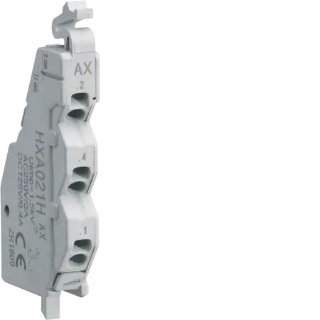 Auxiliary contact 1NO+1NC 250V AC (x160-P160-x250-P250-x630-P630)