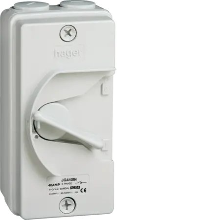 IP66 40A 3P SW NEUTRAL ISOLATOR