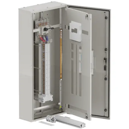 DB, elite, 12+48Pole, 400A ISO-WH.1400x600x250mm