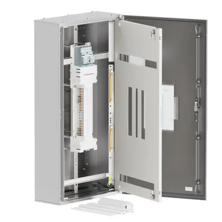 DB, elite, 18/12Pole, 160A MCCB-DIN-SS, 1200x600x250mm