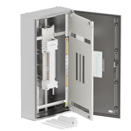 DB, elite, 18/12Pole, No Incomer-DIN-SS, 1200x600x250mm