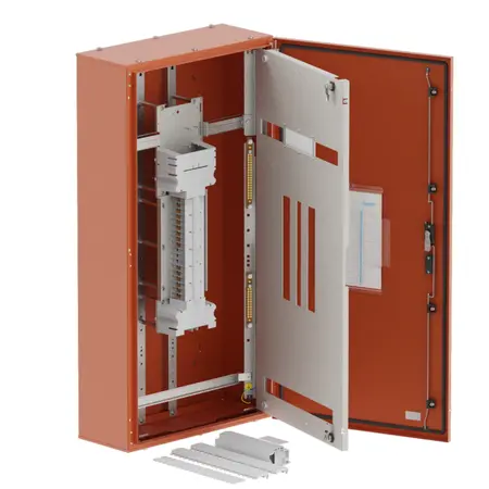 DB, elite, 18/12Pole, 250A Direct Twin,8 Module, orange, 1200x600x250mm