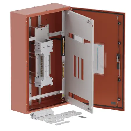 DB, elite, 24Pole, 250A Direct 2x8 Mod+26 Mod,orange,1000x600x250mm