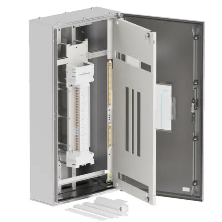 DB, elite, 30/12Pole,No Incomer-DIN-SS, 1200x600x250mm