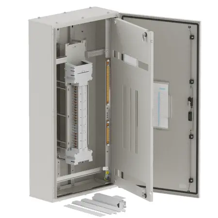 DB, elite, 30/12Pole,250A Direct Twin, 8 Modules, grey, 1200x600x250mm