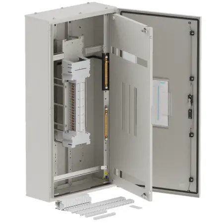 DB, elite, 36Pole,250A Direct Twin,8 Mod+26 Mod,grey,1200x600x250mm