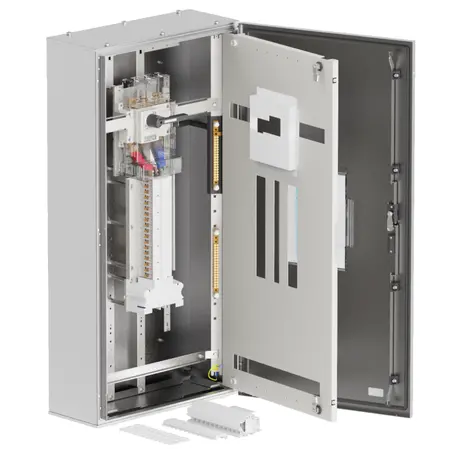 DB, elite, 375A, 36Pole, 400A Isolator-S.1200x600x250mm