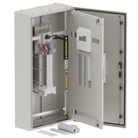 DB, elite, 375A, 36Pole, 400A Isolator-GR.1200x600x250mm