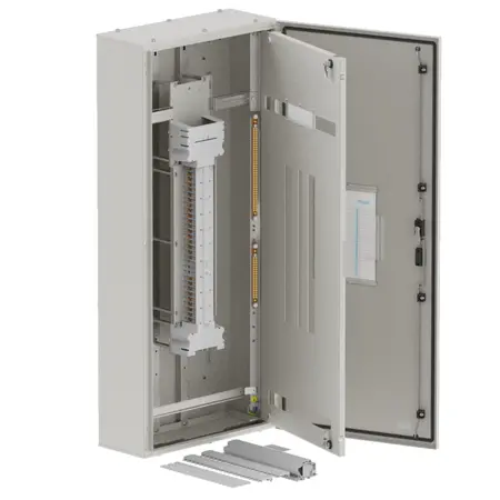 DB, elite, 36/18Pole,250A Direct Twin, 8 Modules, grey, 1400x600x250mm