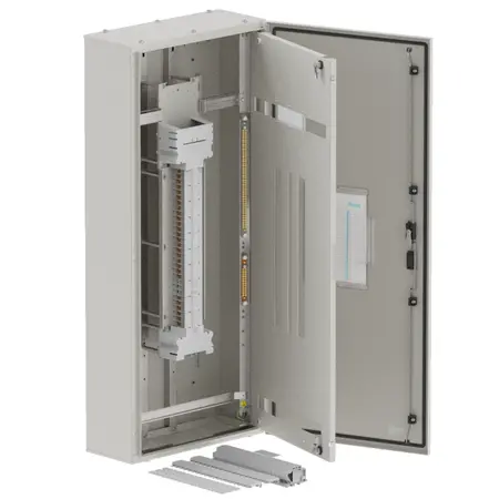 DB, elite, 42/12Pole, 250A Direct Twin, 8 Modules, grey, 1400x600x250mm