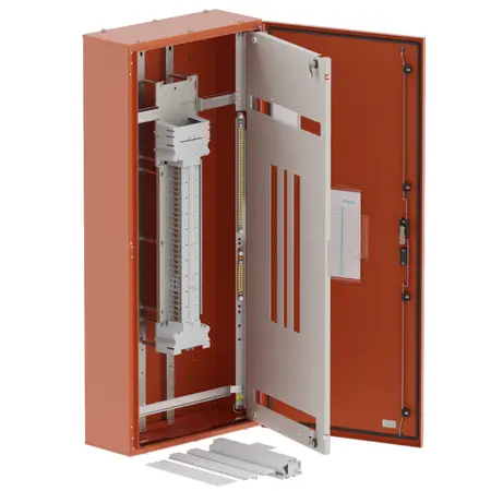 DB, elite, 42/12Pole, 250A Direct Twin, 8 Modules, orange,1400x600x250mm