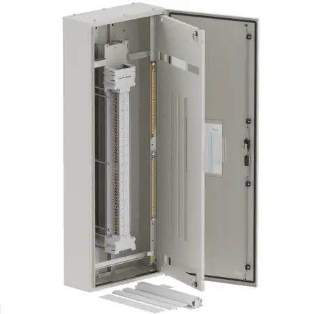 DB, elite, 48/42Pole, 250A Direct Twin, 8 Modules, grey, 1600x600x250mm