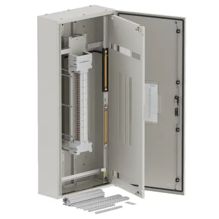 DB, elite, 60Pole, 250A Direct Twin,8 Mod+26 Mod,grey,1400x600x250mm