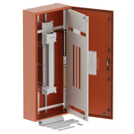 DB, elite, 60Pole, 250A Direct 2x8 Mod+26 Mod,orange,1400x600x250mm