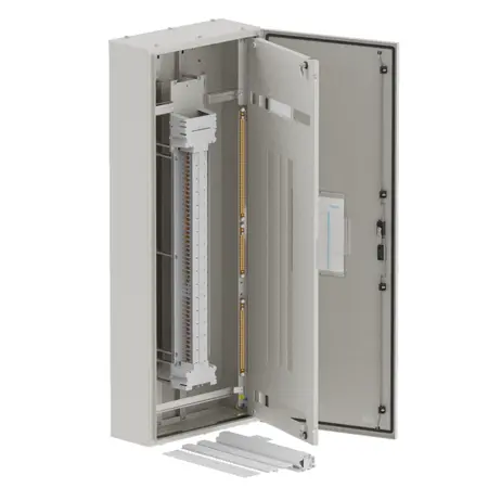 DB, elite, 60/30Pole, 200A Direct Twin, 8 Modules, grey, 1600x600x250mm