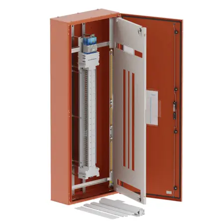 DB, elite, 60/30Pole, 250A Isolator Twin,8 Modules,orange,1600x600x250mm