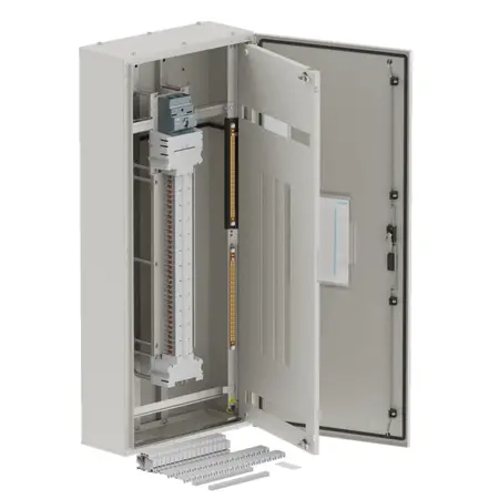 DB, elite, 72Pole, 160A MCCB Twin,8 Mod+26 Mod, grey,1400x600x250mm