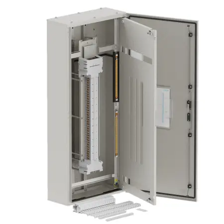 DB, elite, 72Pole, 160A Direct Twin,8 Mod+26 Mod,grey,1400x600x250mm