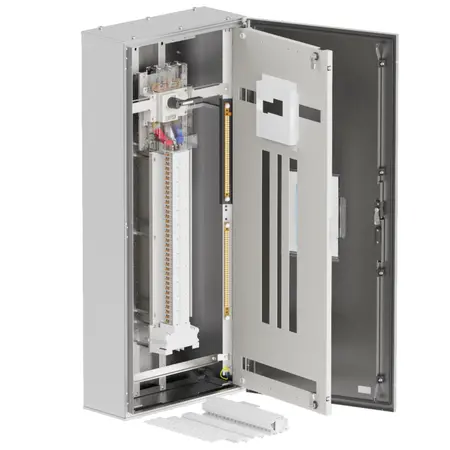 DB, elite, 375A, 72Pole, 400A Isolator-S.1400x600x250mm