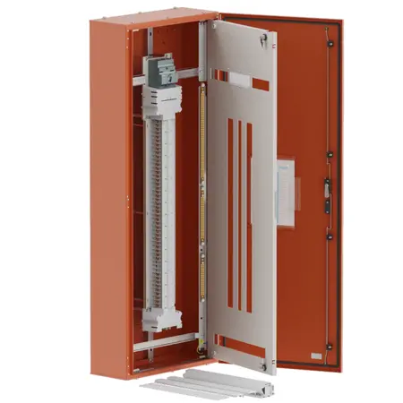 DB, elite, 72/18Pole, 200A MCCB Twin, 8 Modules,orange, 1600x600x250mm