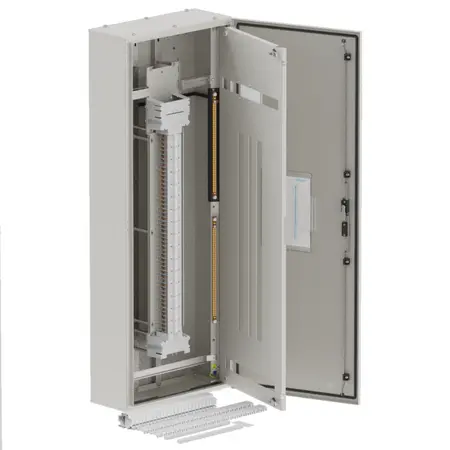 DB, elite, 96Pole, 250A Direct Twin,8 Mod+26 Mod,grey,1600x600x250mm