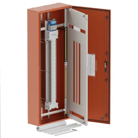 DB, elite, 96Pole,160A Isolator 2x8 Mod+26 Mod,orange,1600x600x250mm