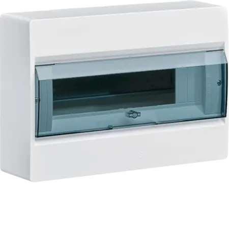 Sm.distr.,VD/IC²,surface,1row,12M,IP40,MS-terminals,AUS,N+PE,transparent door