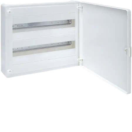 Small distributor,golf,surface,2row,IP40,36M,MS-terminal,ANZ,N+PE,white door