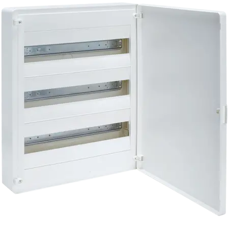 Small distributor,golf,surface,3row,IP40,54M,MS-terminal,ANZ,N+PE,white door