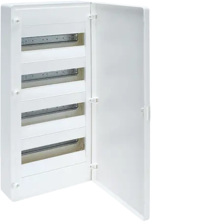 Small distributor,golf,surface,4row,IP40,48M,MS-terminal,ANZ,N+PE,white door