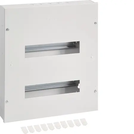 24M 2Row DIN Surface Metal BOX, No Door