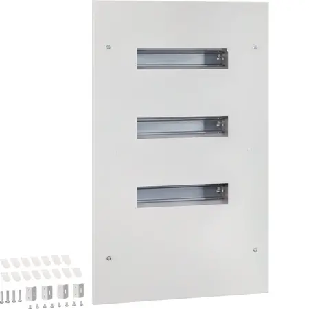 36M 3Row DIN Flush Metal BOX, No Door