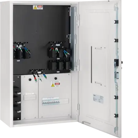 Group Metering Enclosure VIC, 3 meters, 3 phase meter, Wired,