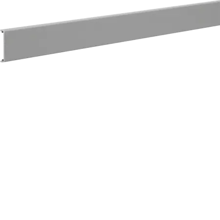 Lid made of PVC for slotted panel trunking DNG 37mm stone grey