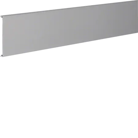 Lid made of PVC for slotted panel trunking DNG 75mm stone grey