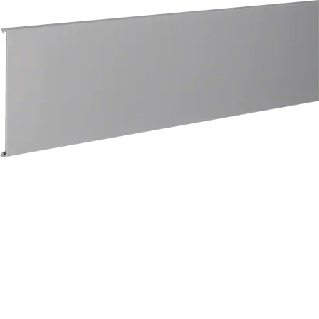 Lid made of PVC for slotted panel trunking DNG 100mm stone grey